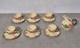 13 Piece Vtg Franciscan Desert Rose Demitasse Coffee Cups Milk Jug Roses Floral