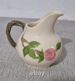 13 Piece Vtg Franciscan Desert Rose Demitasse Coffee Cups Milk Jug Roses Floral