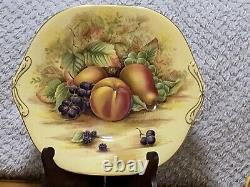 18pcs Vintage John Aynsley Orchard Gold Fruit Centre Part Coffee Service for 6