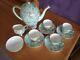 1930s Empire Lilac Time Porcelain Coffee Set (11 Pieces) Chintz Demitasse