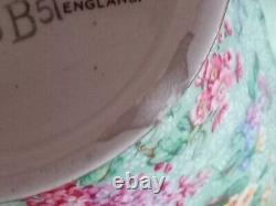 1930s Empire LILAC TIME Porcelain Coffee Set (11 pieces) Chintz Demitasse