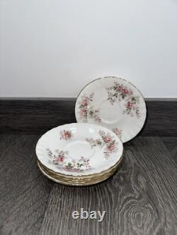 1961 Vintage Royal Albert Lavender Rose 54 Piece Dinner, Coffee & Tea Set