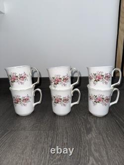 1961 Vintage Royal Albert Lavender Rose 54 Piece Dinner, Coffee & Tea Set