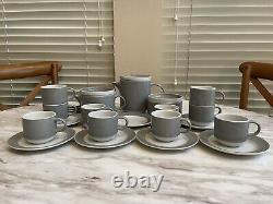 26pc Vintage Richard Ginori Colonna COFFEE SET for 10 Giovanni Gariboldi Design