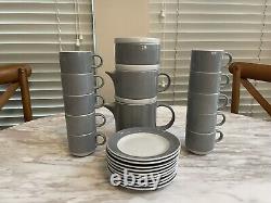 26pc Vintage Richard Ginori Colonna COFFEE SET for 10 Giovanni Gariboldi Design