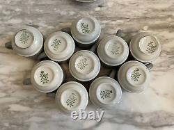 26pc Vintage Richard Ginori Colonna COFFEE SET for 10 Giovanni Gariboldi Design