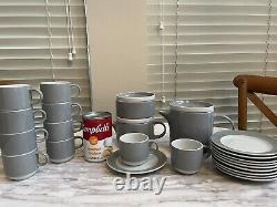 26pc Vintage Richard Ginori Colonna COFFEE SET for 10 Giovanni Gariboldi Design