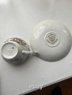 29 PC Vintage Heritage Hall Ironstone Multicolor Collectible Dinner Coffee Set
