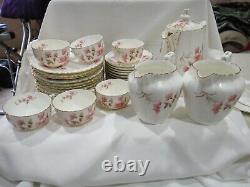 31 pcs Delicate Vintage Tea / coffee set Various pink flowers 9200 GB Clyde