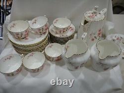 31 pcs Delicate Vintage Tea / coffee set Various pink flowers 9200 GB Clyde