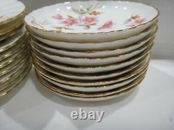 31 pcs Delicate Vintage Tea / coffee set Various pink flowers 9200 GB Clyde