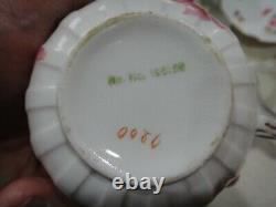 31 pcs Delicate Vintage Tea / coffee set Various pink flowers 9200 GB Clyde
