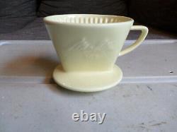 3-er Set Melitta 101-er Coffee Filter/White, Mint Green, Yellow-Vintage