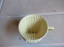 3-er Set Melitta 101-er Coffee Filter/White, Mint Green, Yellow-Vintage