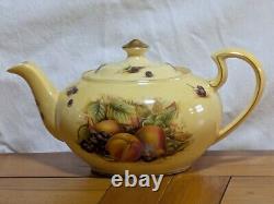46pcs Vintage Aynsley Orchard Gold Fruit Centre Tea Coffee & Dinner Service