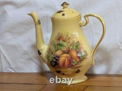 46pcs Vintage Aynsley Orchard Gold Fruit Centre Tea Coffee & Dinner Service
