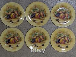 46pcs Vintage Aynsley Orchard Gold Fruit Centre Tea Coffee & Dinner Service