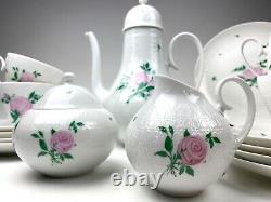 4 Person Coffee Service Rosenthal Romance Rose StudioLine