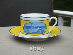 5 Lynn Chase Costa Azzurra Cup & Saucers Mint Condition