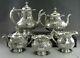 5pc Vintage C1930 Sterling Silver Frank Whiting 6727 Tea & Coffee Set