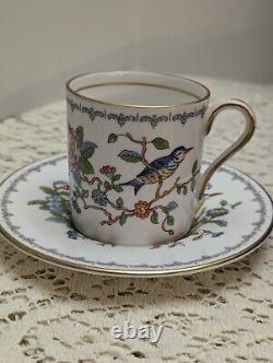 6 Vintage Aynsley Pembroke Demitasse Sets in Original Box 6 cups 6 saucers