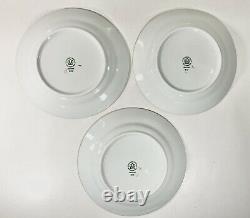 6x Bing & Grondahl Seagull Gold Rim 305 Coffee Cup & Saucer With Dessert Plate
