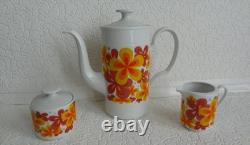 70s pattern Vintage Coffee Tea Set Bavaria Seltmann Weiden bundle of 24