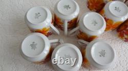 70s pattern Vintage Coffee Tea Set Bavaria Seltmann Weiden bundle of 24