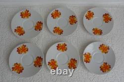 70s pattern Vintage Coffee Tea Set Bavaria Seltmann Weiden bundle of 24