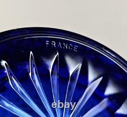 8 Avon Royal Sapphire Mugs Set Vintage Blue Floral Emboss Coffee Cups France Lot