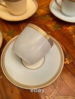 8 Cups 8 Saucers Vintage Danish Bing & Grondahl Porcelain Coffee Set
