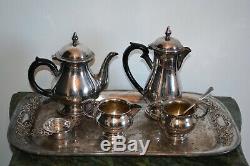 ARTHUR PRICE SHEFFIELD tea coffee set milk jug sugar bowl Vintage