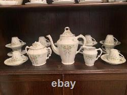 A 12 Pieces Coffee Set, Vintage, From France