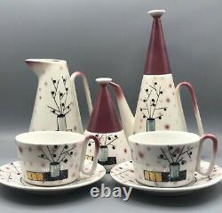 A Vintage Alfa Italian Coffee Set for Two