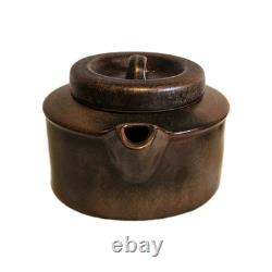 A Vintage Arabia Finland Ruska Ulla Procope Coffee Set with Six Cup and Saucers