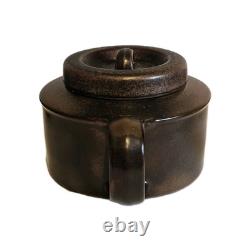 A Vintage Arabia Finland Ruska Ulla Procope Coffee Set with Six Cup and Saucers