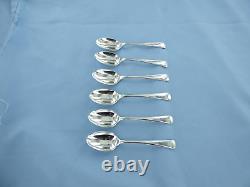 A Vintage Set Of Six Sterling Silver Old English Coffee Spoons, Sheffield 1917