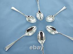 A Vintage Set Of Six Sterling Silver Old English Coffee Spoons, Sheffield 1917