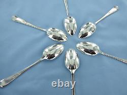 A Vintage Set Of Six Sterling Silver Old English Coffee Spoons, Sheffield 1917