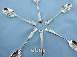 A Vintage Set Of Six Sterling Silver Old English Coffee Spoons, Sheffield 1917