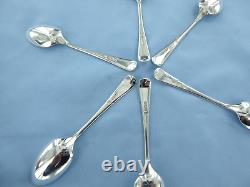 A Vintage Set Of Six Sterling Silver Old English Coffee Spoons, Sheffield 1917