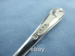 A Vintage Set Of Six Sterling Silver Old English Coffee Spoons, Sheffield 1917