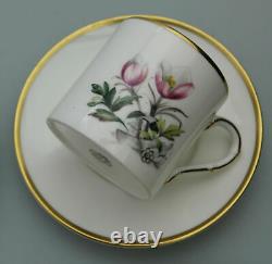 A pretty vintage English porcelain Coffee Set by Royal Worcester C. 20thC