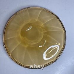 Amber Tea / Coffee Set Depression Glass Vintage Serving for 12/ 2 C/S Sets