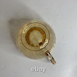 Amber Tea / Coffee Set Depression Glass Vintage Serving for 12/ 2 C/S Sets