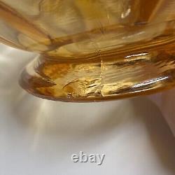 Amber Tea / Coffee Set Depression Glass Vintage Serving for 12/ 2 C/S Sets