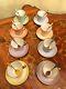 Antique Vintage 8 Cups And 8 Saucer 8 Tea Spoons Porcelain Coffee Set