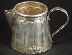 Antique/Vintage/Art Deco Silver Plate Coffee Set Made in Mexico Collectible 3 Pc