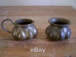 Antique Vintage Brass Tea / Coffee Set Tray German Designer Ignatius Taschner