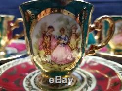 Antique Vintage Coffee Set Western Germany Fine China /Bavaria Foreign